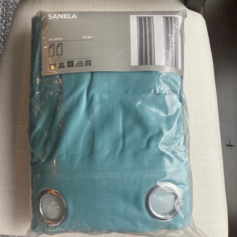 Ikea curtains drapes grommet style Sanella